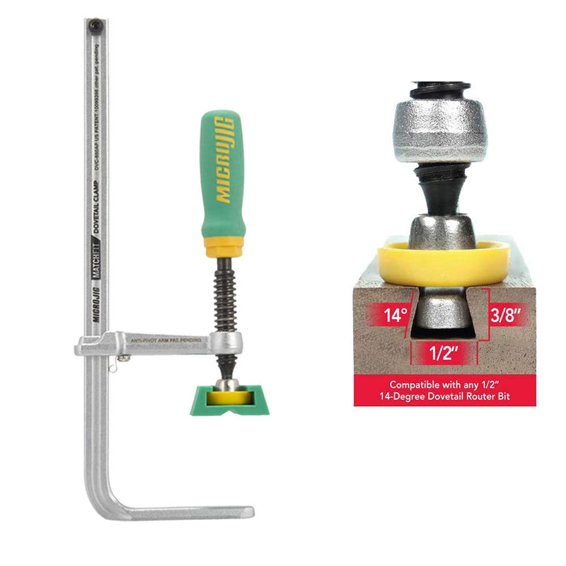 [Australia - AusPower] - MATCHFIT Dovetail Clamp AP, Green, 8.5" 