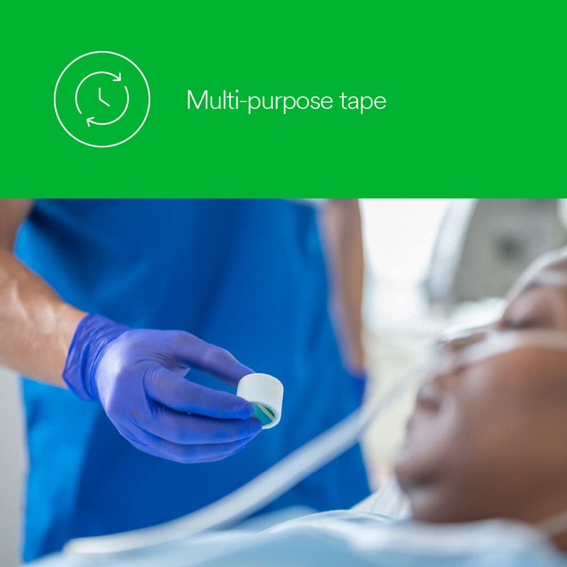 [Australia - AusPower] - 3M™ Micropore™ S Surgical Tape, 2770-1, 1 inch x 5.5 yard (2.5 cm x 5 m), 12 Rolls/Box, 10 Boxes/Case 1 inch x 5.5 yard (2.5 cm x 5 m) 