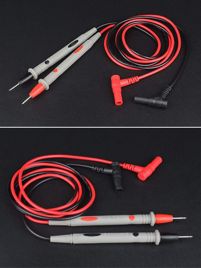 [Australia - AusPower] - Multimeter Test Leads Banana Plug,1000V 20A Digital Multi Meter Clamp Tester Probe Test Probes Leads for Multimeter Electronic Test Leads Multimeter Accessories (2 pcs) 2 PCS 