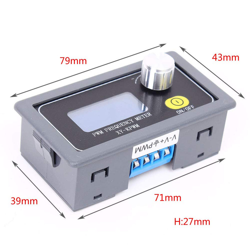[Australia - AusPower] - MiOYOOW PWM Frequency Generator, 1-Channel 1Hz-150KHz Adjustable Pulse Duty Cycle Function Generator, Square Wave Signal Generator Module with LCD Display and Rotary Switch 