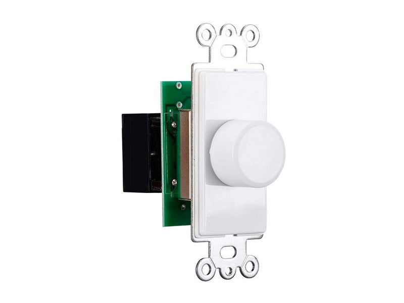 [Australia - AusPower] - Monoprice RVC25-70 70V Rotary in-Wall/Inline Speaker Volume Control, 25-Watt, 11 Volume Positions, for 70V Music Systems, White, Model Number: 138162 