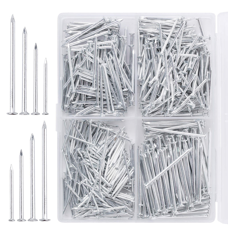 [Australia - AusPower] - Mr. Pen- Nail Assortment Kit, 600pc, Small Nails, Nails, Nails for Hanging Pictures, Picture Hanging Nails, Finishing Nails, Hanging Nails, Picture Nails, Wall Nails for Hanging, Pin Nails 