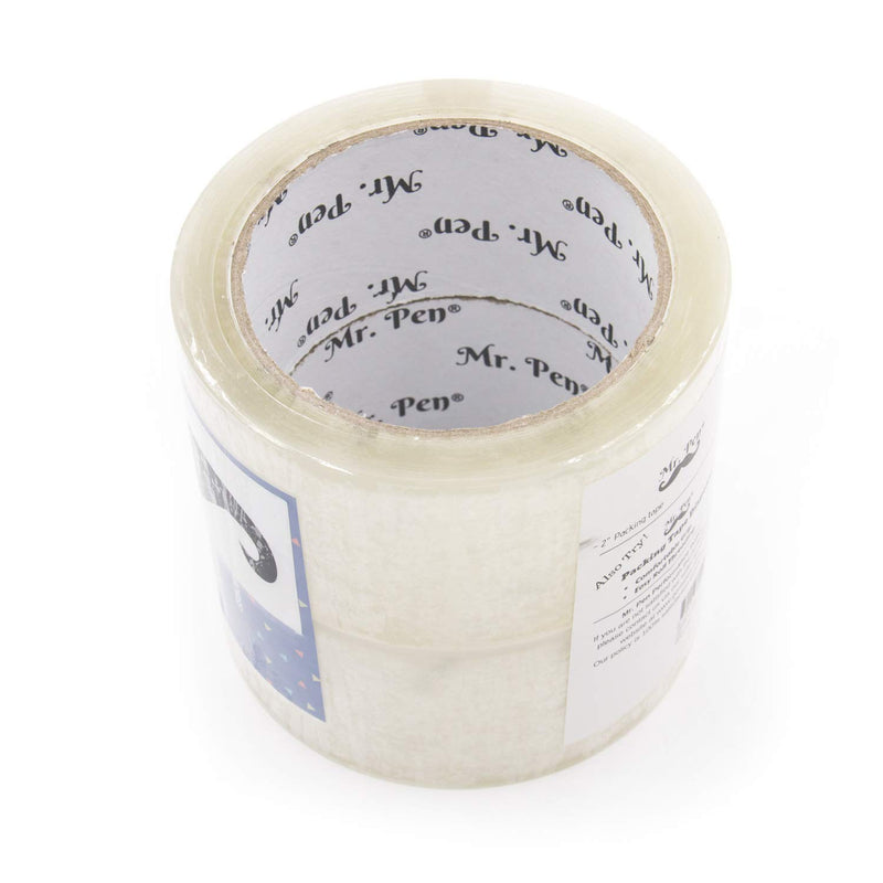 [Australia - AusPower] - Mr. Pen- Packing Tape, 2 Pack, 2 inch Wide, 60 Yards, 1.9mil, No Smell, Shipping Tape, Packaging Tape, Packing Tape Rolls, Clear Packing Tape, Moving Tape, Box Tape, Packing Tape Refill, Mailing Tape 