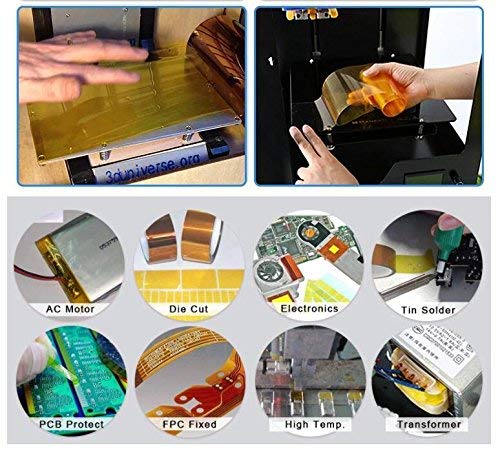 [Australia - AusPower] - 12mm X 33m 108ft Heat Tape Heat Resistant Tape Heat Transfer Tape Thermal Tape High Temp Tape High Temperature Tape Heat Tape for Sublimation for Heat Press No Residue 1Roll 