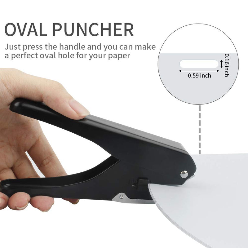 [Australia - AusPower] - MyLifeUNIT Slot Puncher, Badge Hole Punch for Id Card, PVC Slot and Paper, Heavy-Duty Hole Punch for Pro Use 