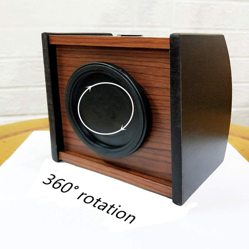 [Australia - AusPower] - Revolving remote control holder caddy organizer Wood pencil holder for desk organizer Office and home storage organization HeBen7002 