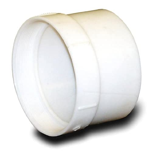 NDS Hub X FPT PVC S&D female cleanout adapter for plumbing, 4-inch accessory for pipe connections.