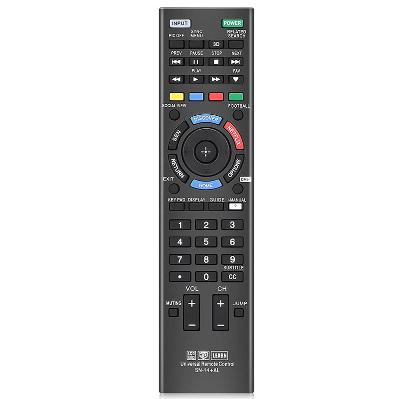 [Australia - AusPower] - Universal Remote Control for Sony TV Remote All Sony 4K Ultra HD Smart LED HDTV Smart bravia TVs with Netflix Buttons(SN-14+AL) 