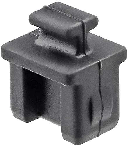 [Australia - AusPower] - Niooliuk Pack of 30 SFP Silicone Protectors Cap Port Cover Anti Dust 14mmx12mmx17mm Black 