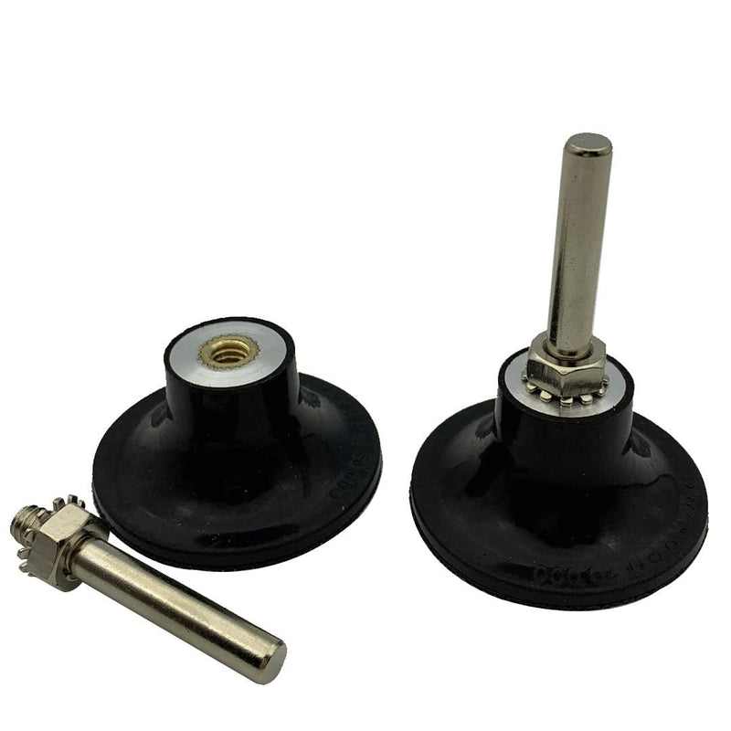 [Australia - AusPower] - 6 Pack 2 Inch Disc Pad Holder Adapter Quick Change Disc Adapter Drill Roloc Adapter with 1/4" Shank, Roloc Pad Holder Roll Lock Disc Holder for Polishing Sanding Surface Preparation 6pcs of 2" 