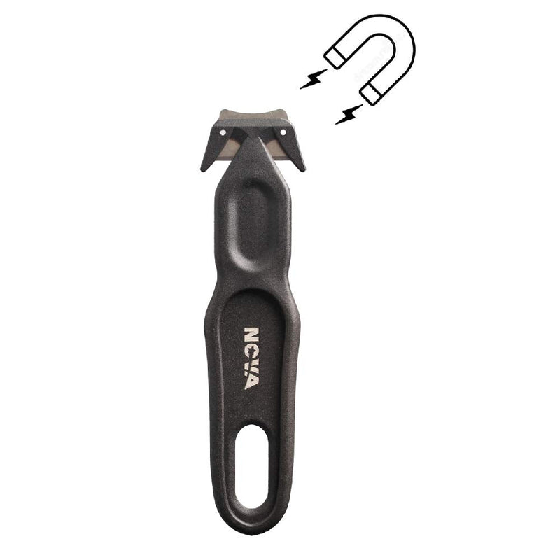 [Australia - AusPower] - Nova Safety Cutter Tool, Safety Box Cutter Knife, Ergonomic Film Cutting Blade, Box, Strap, Carton, Package, Envelope and Letter Opener (10 Piece - Green) 10 Pack 