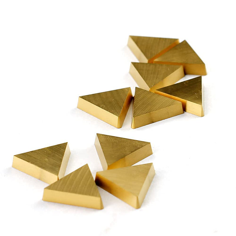 [Australia - AusPower] - OSCARBIDE Carbide Inserts TPG322 Turning Inserts TPGN160308,Tin Coated for Lathes and Mills,10 Pieces/Box. 