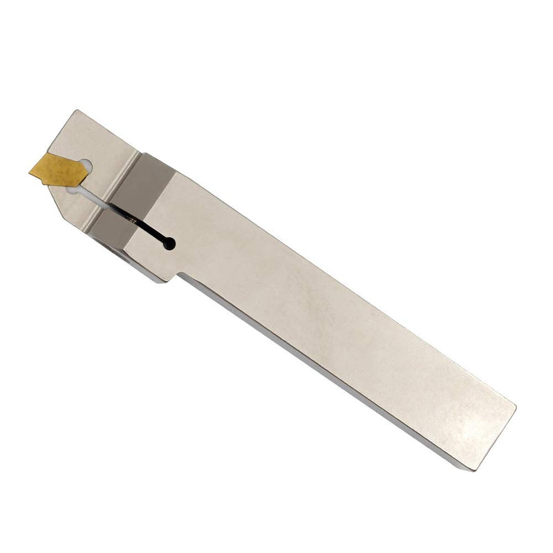 [Australia - AusPower] - OSCARBIDE 3/4"Indexable Lathe Grooving Parting Holder QA12R-30 Heavy Duty Right -Hand Nickel PlatedCut Off Tool with Carbide Insert, 1pcs 