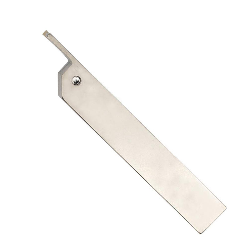 [Australia - AusPower] - OSCARBIDE 3/4"Indexable Lathe Grooving Parting Holder QA12R-30 Heavy Duty Right -Hand Nickel PlatedCut Off Tool with Carbide Insert, 1pcs 