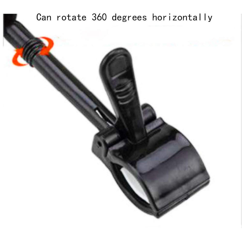 [Australia - AusPower] - Plastic Merchandise Sign Clip Rotatable Pop Clip-on Holder Stand Price Display Holders Tag Clip ，Adjustable Clip Sign Pack of 10 pcs 