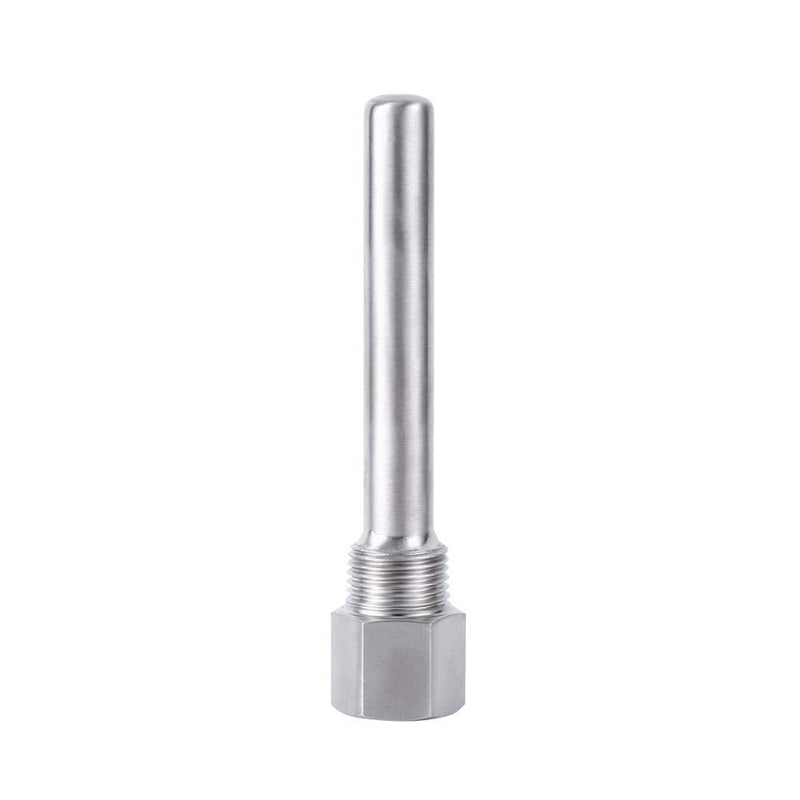 [Australia - AusPower] - Stainless Steel Thermowell 1/2 inch NPT Threads for Temperature Sensors, Thermometer Instruments Thermowells. 