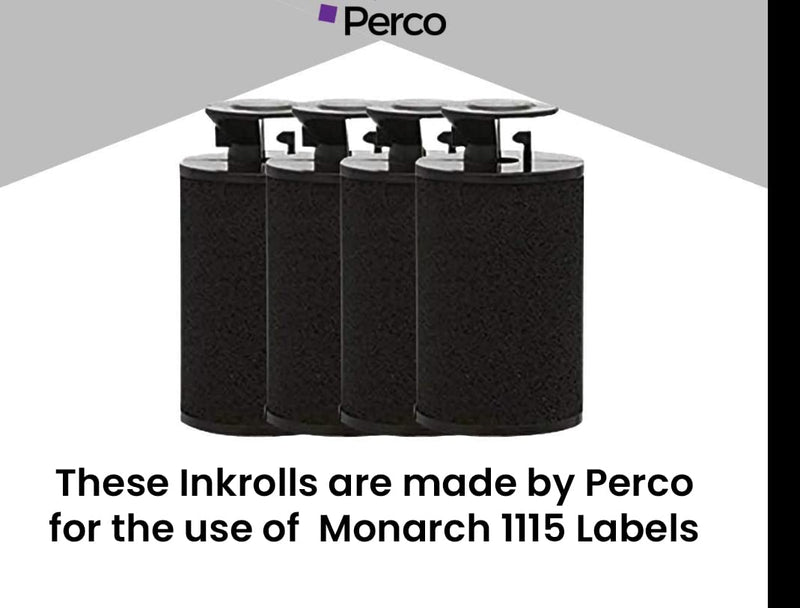 [Australia - AusPower] - Monarch 1115 - Ink Roll for Monarch 1115 Price Labelers - Pack of 4 Inkers 