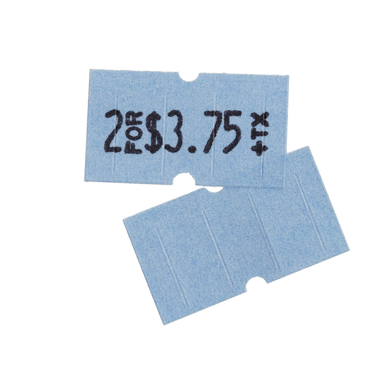 [Australia - AusPower] - Perco 1 Line Blue Labels - 1 Sleeve, 8,000 Blank Pricing Labels for Perco 1 Line Price and Date Guns Perco 1 Line "Blue" 