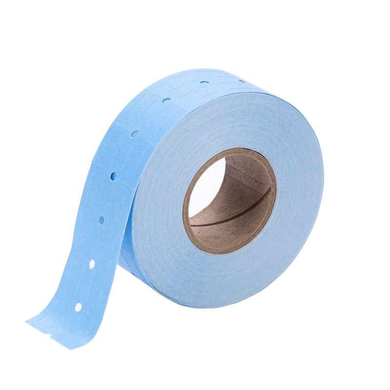 [Australia - AusPower] - Perco 1 Line Blue Labels - 1 Sleeve, 8,000 Blank Pricing Labels for Perco 1 Line Price and Date Guns Perco 1 Line "Blue" 