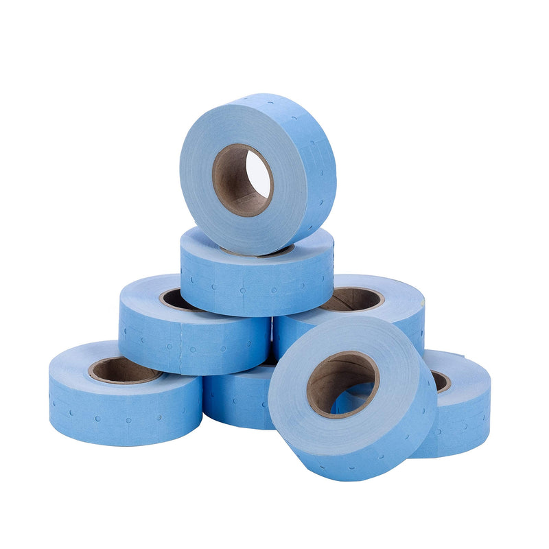 [Australia - AusPower] - Perco 1 Line Blue Labels - 1 Sleeve, 8,000 Blank Pricing Labels for Perco 1 Line Price and Date Guns Perco 1 Line "Blue" 