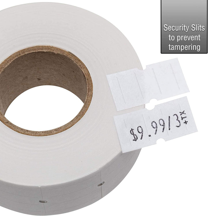 [Australia - AusPower] - Perco 1 Line White Labels - 1 Sleeve, 8,000 Blank Price and Date Gun Labels for Perco 1 Line Price and Date Guns 1 Line Labels White - 1 Sleeve 