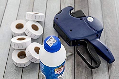 [Australia - AusPower] - Perco "Sell by" 2 Line Labels - 1 Sleeve, 8,000 Sell by Labels for Perco 2 Line Date Guns 