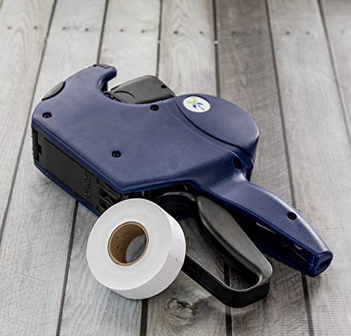 [Australia - AusPower] - White Labels for Perco 2 Line Labeler Gun - 1 Sleeve, 6,000 Labels 2 Line Labels White - 1 Sleeve 