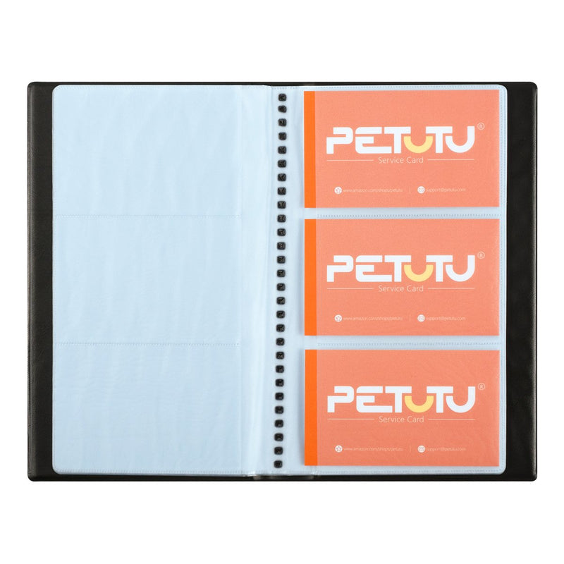 [Australia - AusPower] - Business Card Holder Organizer Book - PU Leather, 2 Pack Total for 600 Business Cards Card Holder Book 