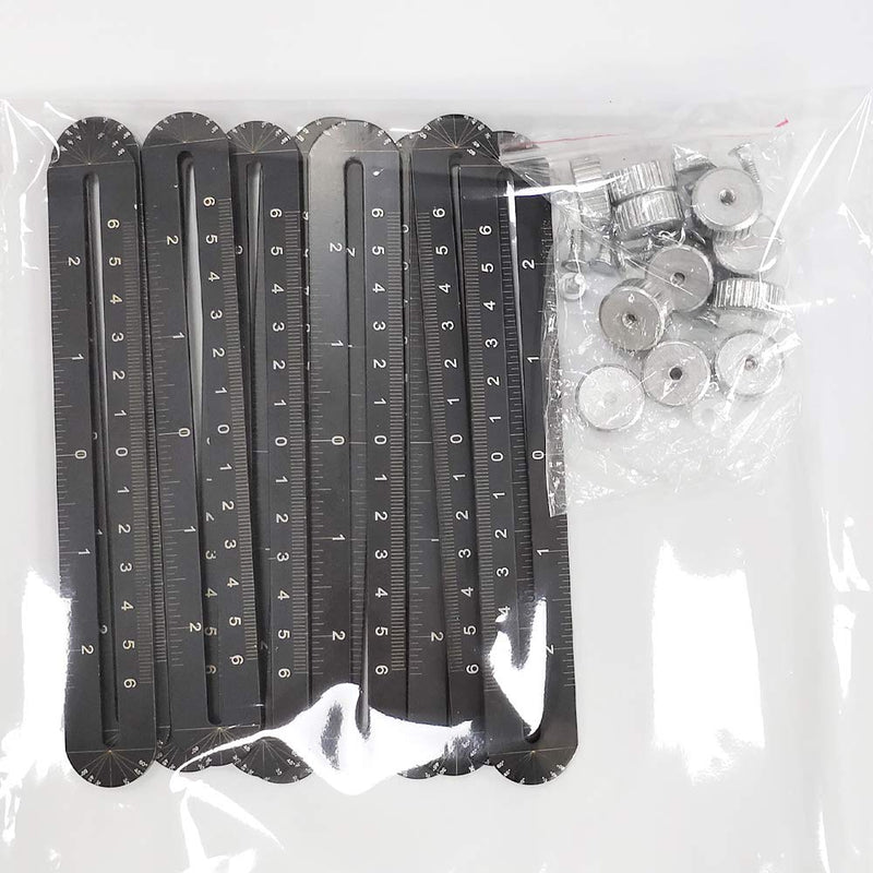 [Australia - AusPower] - Multi Angle Measuring Ruler, 12-Sides Ruler Hole Locator Aluminum Alloy Universal Multi Angle Measuring Ruler Protractors, Adjustable Floor Tile Glass Woodworking Puncher 