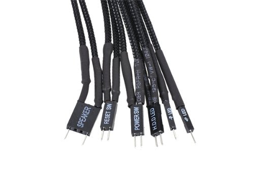 [Australia - AusPower] - Phobya Front Panel Extension Cables, 30cm, Black 