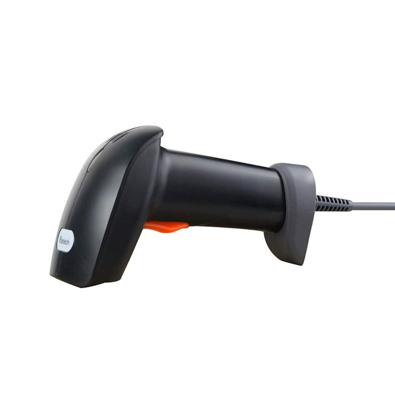 [Australia - AusPower] - Posunitech USB Laser 2D Barcode Scanner Wired Handheld Bar Code Scanner Reader Black Fast and Accurate 
