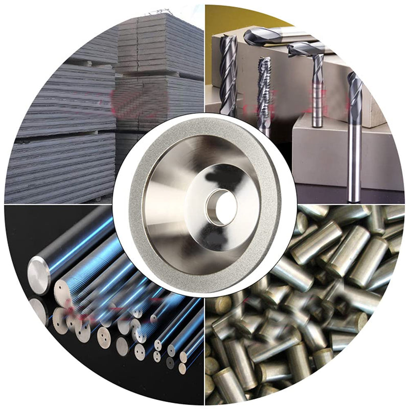 [Australia - AusPower] - Preamer 100x32x20x10x5 Cup Diamond Grinding Wheel Dressing Tool for Alloy Blade Tungsten 