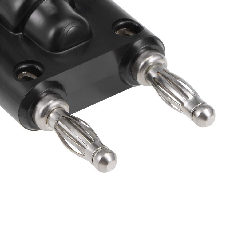 [Australia - AusPower] - QMseller BNC Female to Dual Banana Male Plug Jack Binding Posts RF Coaxial Adapter BNC to Banana Coax Jack Connector 4-Pack 