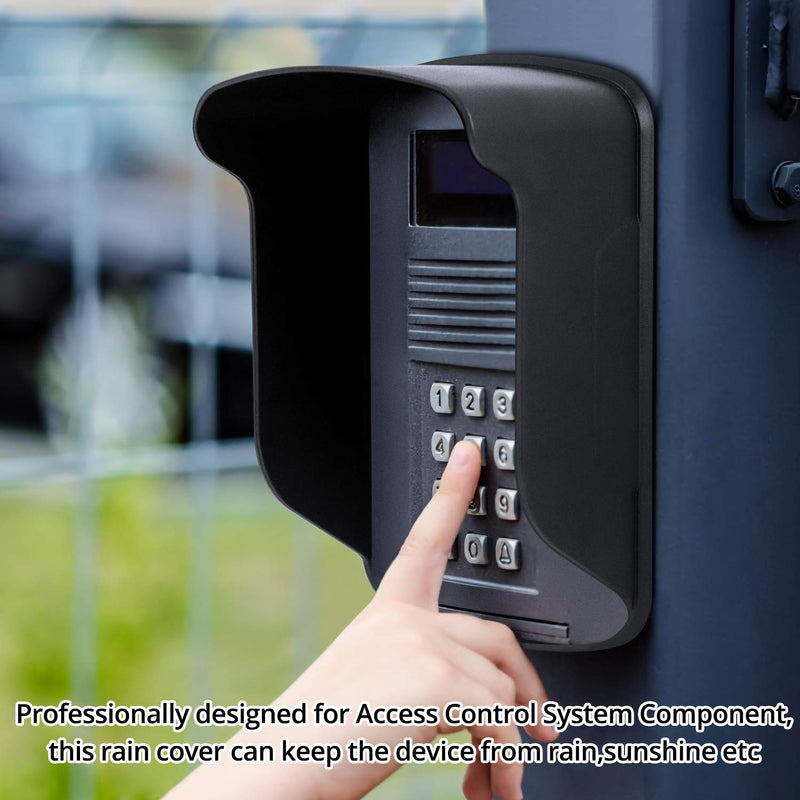[Australia - AusPower] - QWORK 2Pcs Waterproof Plastic Rain Cover, Rain Shield for Access Control System RFID Card Keypad Controller Reader 2 Pack 