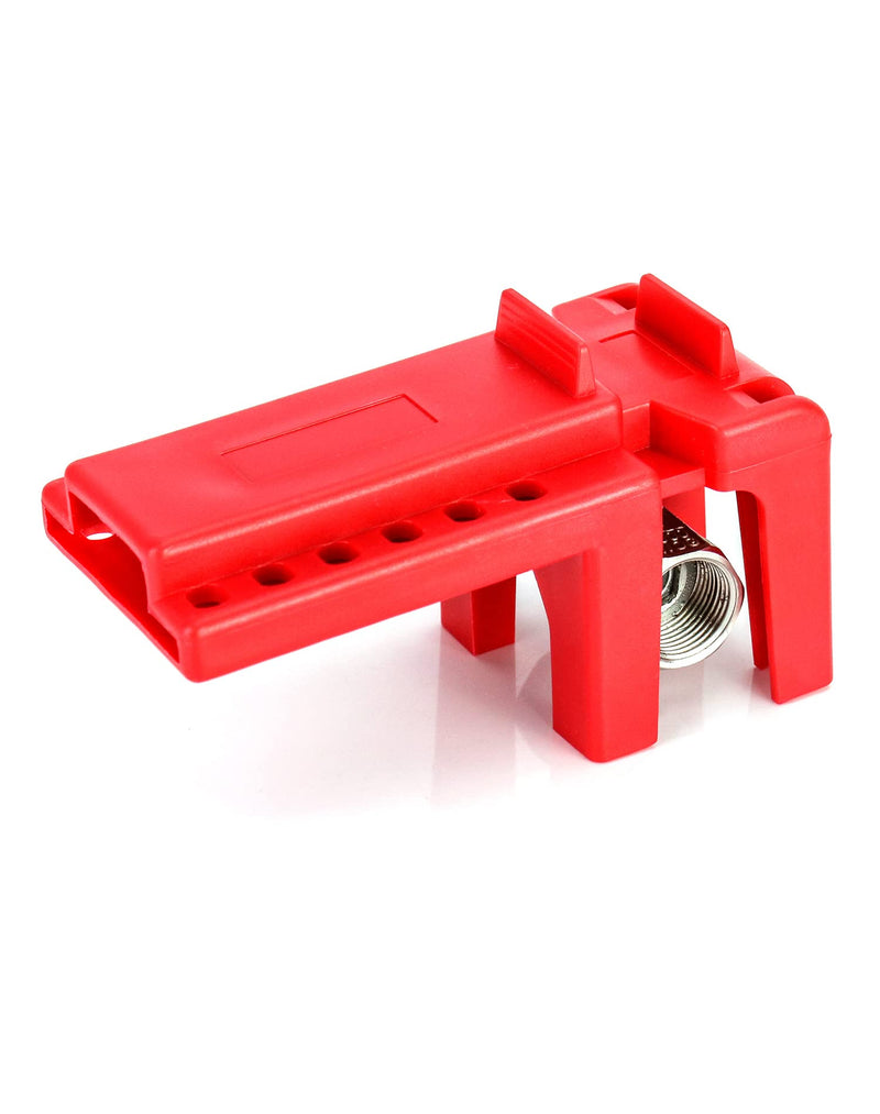 [Australia - AusPower] - QWORK Ball Valve Lockout, Safety Lock, 1/2" - 2-1/2" Diameter, Red 