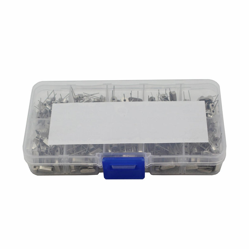 [Australia - AusPower] - Raogoodcx 200PCS 10Value Crystal Oscillator Resonators Assortment Kit 4 MHz, 6 MHz, 6.5536MHz，8 MHz, 10 MHz, 12 MHz, 16 MHz, 20 MHz, 24 MHz, 27.145 MHz 