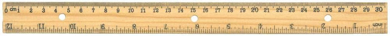 [Australia - AusPower] - Raymond Geddes Home Office Wooden 12-Inch Ruler (Pack of 24) 12-Inch Wooden Ruler 