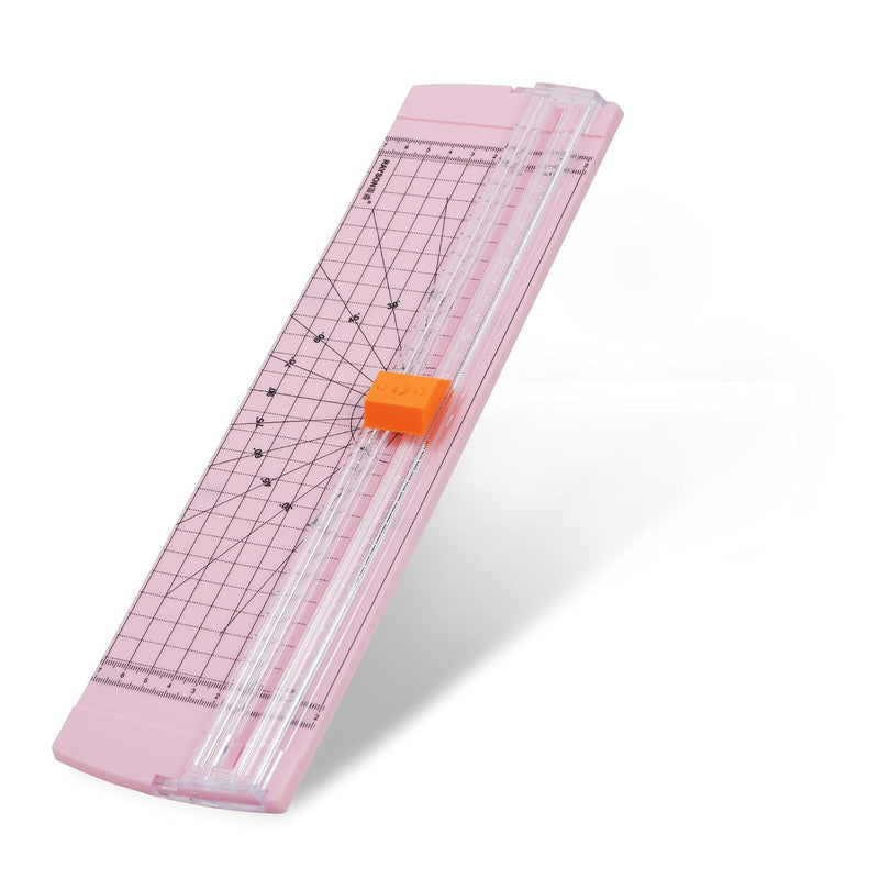 [Australia - AusPower] - Rayson RC4000P-US Paper Cutter Trimmer, A4 Size (12 inch) Paper Cutter for Coupon, Craft Paper and Photos (Light Pink) 