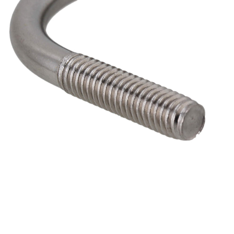 [Australia - AusPower] - RDEXP Inner Dia 0.87Inch 304 Stainless Steel U Bolts U Screws M6 Pack of 5 