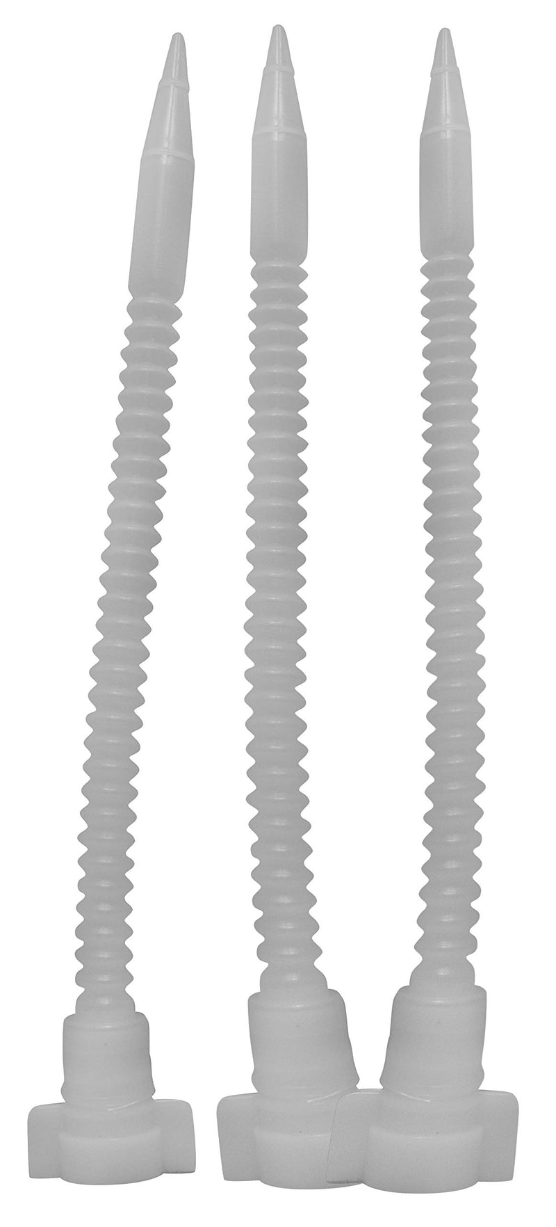 Red Devil 4078 silicone caulk tube extension in clear, designed for easy application of caulking projects.