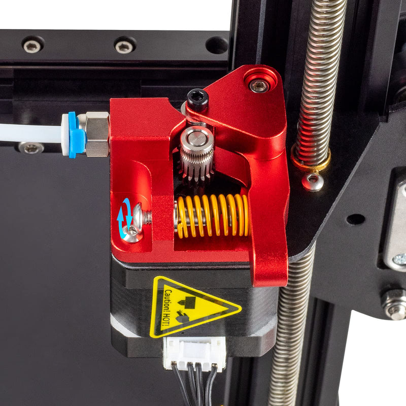 [Australia - AusPower] - Redrex Dual Gear Extruder Metal Drive Feeder Upgrade Kit for Creality Ender 3 V2 Ender 3 Pro CR10 Series 3D Printer TPU Filament Supported Dual Drive Extruder 