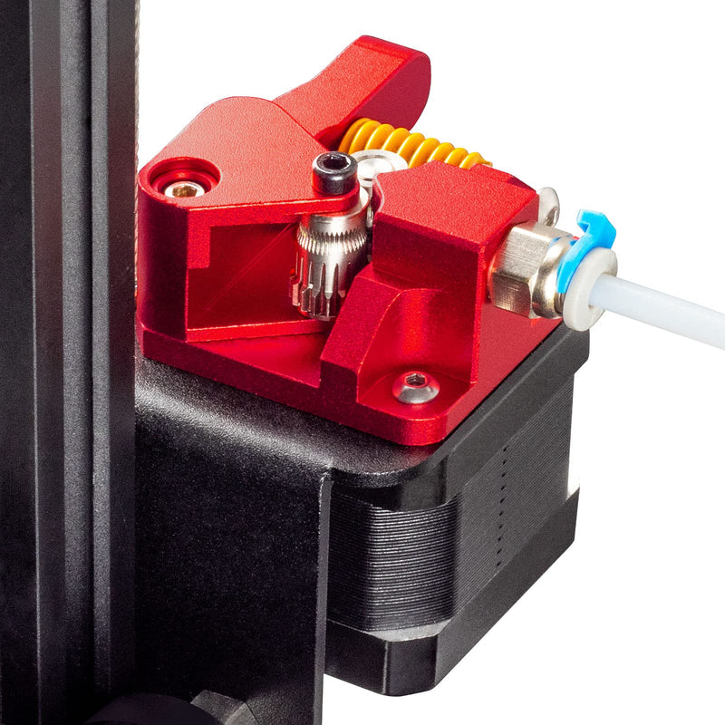 [Australia - AusPower] - Redrex Dual Gear Extruder Metal Drive Feeder Upgrade Kit for Creality Ender 3 V2 Ender 3 Pro CR10 Series 3D Printer TPU Filament Supported Dual Drive Extruder 