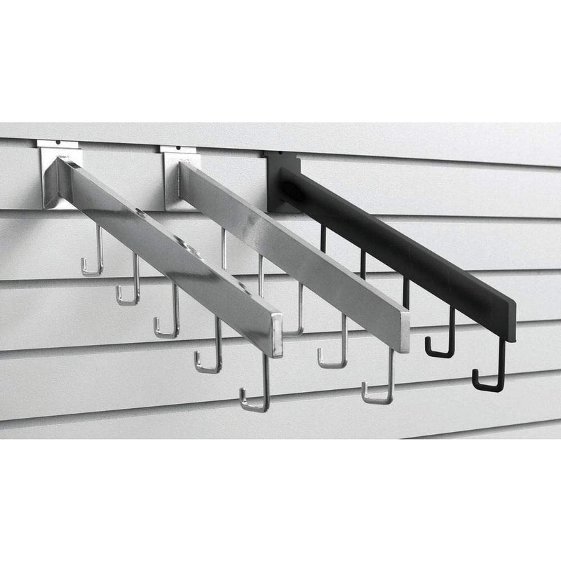 [Australia - AusPower] - Slatwall Waterfall Rectangular Tube 5 Hook Black 