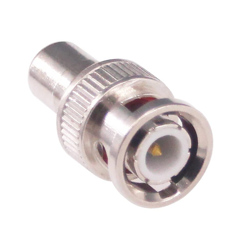 [Australia - AusPower] - RFaha 10pcs BNC Male to RCA Female Adapter Coaxial Connector for CCTV Video|(F90-10) 