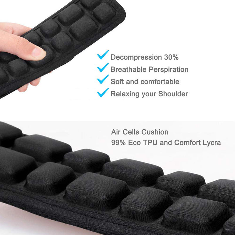 [Australia - AusPower] - Shoulder Strap Pad Replacement Air Cushion Pad(One Piece) for Bags Briefcase,Backpacks, Laptop Computer Messenger Bag Drone Camera Case by RLSOCO 