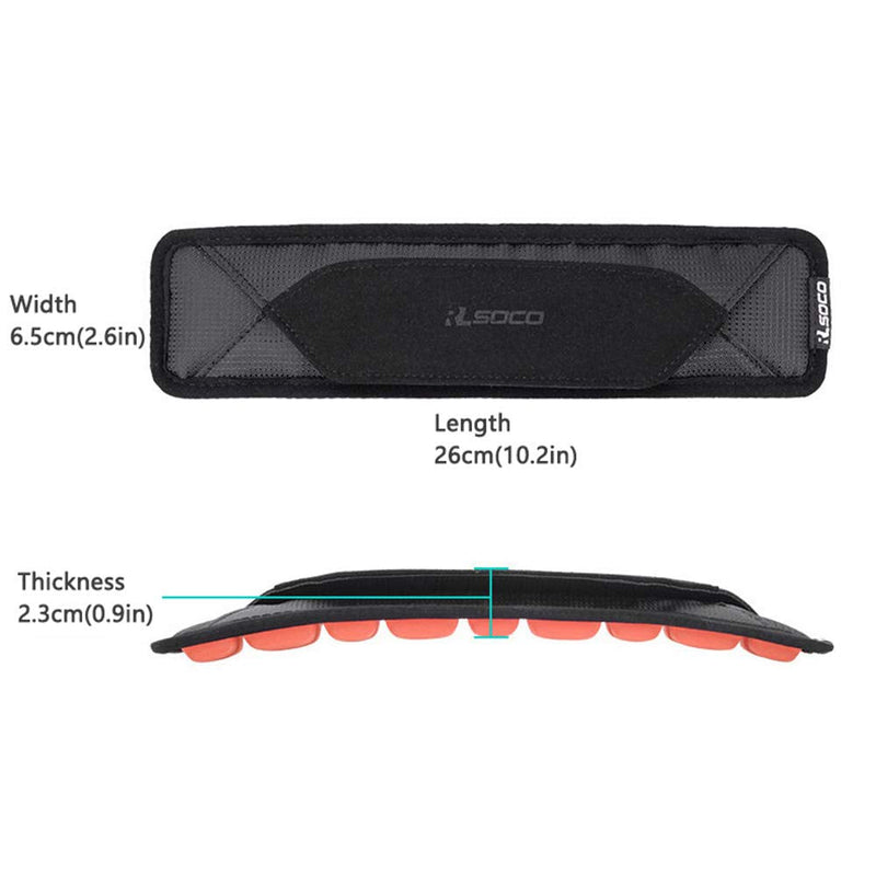 [Australia - AusPower] - Shoulder Strap Pad Replacement Air Cushion Pad(One Piece) for Bags Briefcase,Backpacks, Laptop Computer Messenger Bag Drone Camera Case by RLSOCO 