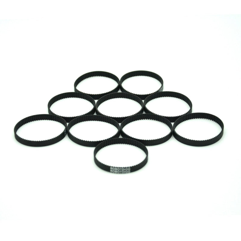 RobotDigg GT2 timing belts, 130mm length, 65 teeth, 2mm pitch, 6mm width, pack of 10, for 3D printers and CNC machines