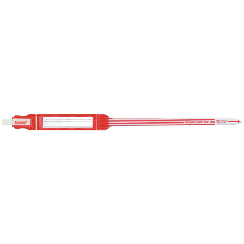 [Australia - AusPower] - SAFEGUARD 841-16-PDJ Insert Wristband, Trilaminate Adhesive Closure, X13, Adult, Red (Pack of 250) 