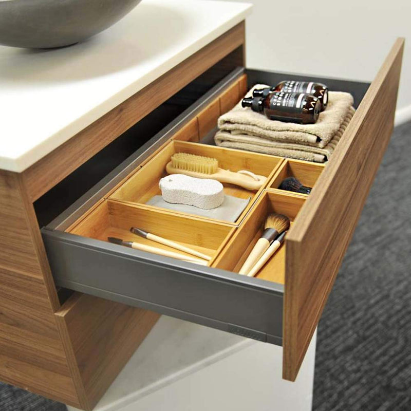 [Australia - AusPower] - Sansnow Bamboo Office Supplies Organizer Box Stationery Accessory Organizer, Bamboo 8"*4" 8"*4" 