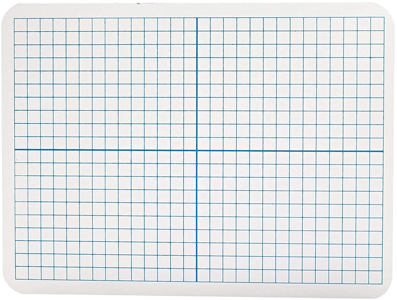 [Australia - AusPower] - Dry Erase XY Axis Lap Board 9”X12” | Interactive Learning Coordinate Grid Whiteboard (Double Sided) 